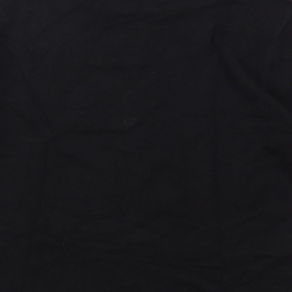 Brand and care label for anna rose women’s black knit jumper, size S