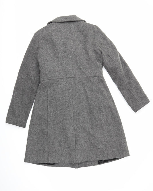 Old Navy Womens Grey Trench Coat Coat Size M