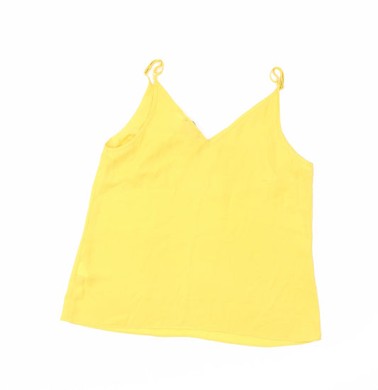 Primark Womens Yellow Basic Tank Size 10