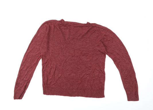 Cedar Wood State Mens Red Knit Pullover Jumper Size XL