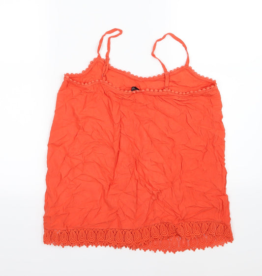 F&F Womens Red Basic Blouse Size 8