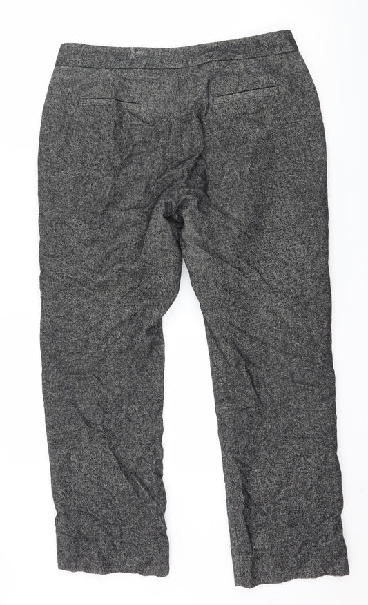 Womens UK Size 34 in Preworn Regular Fit Grey Trousers
