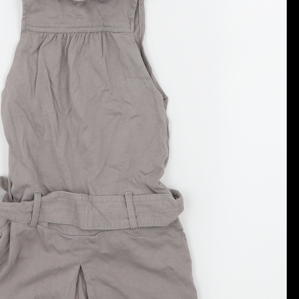 Chateau de Sable Girls Grey Jersey T-Shirt Dress Size 2 Years