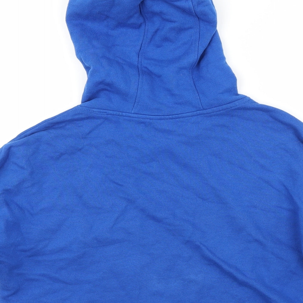 Miss E-vie Girls Blue Jersey Pullover Hoodie Size 11-12 Years - Leagacy