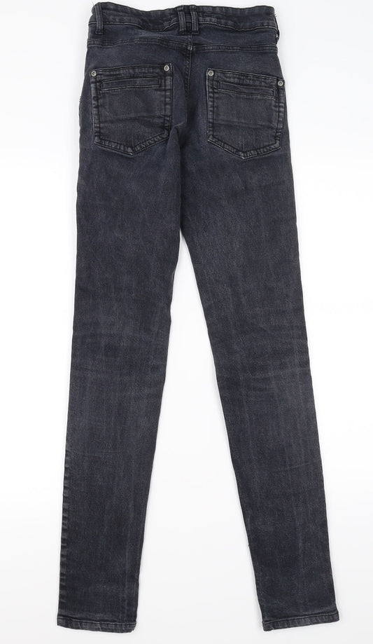 Saint Tropez Womens Grey Skinny Jeans Size 8 L30 in