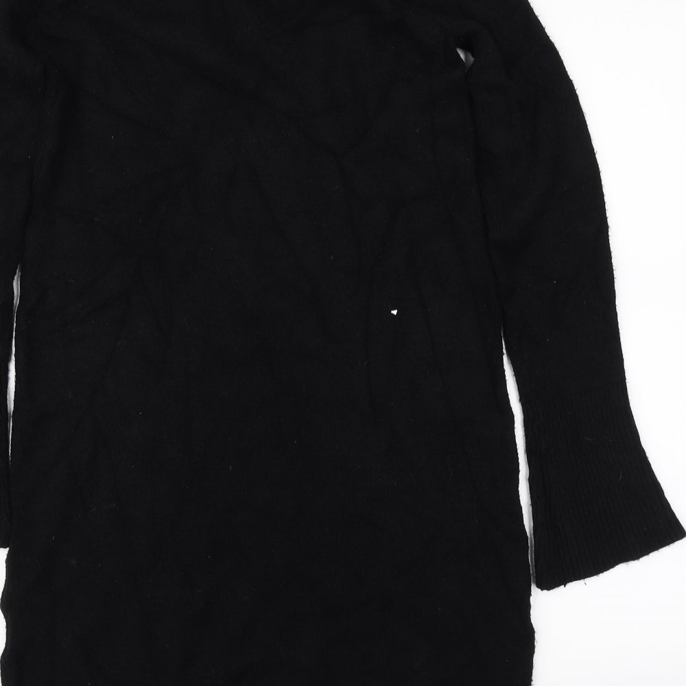 Amisu Womens Black A-Line Size 8