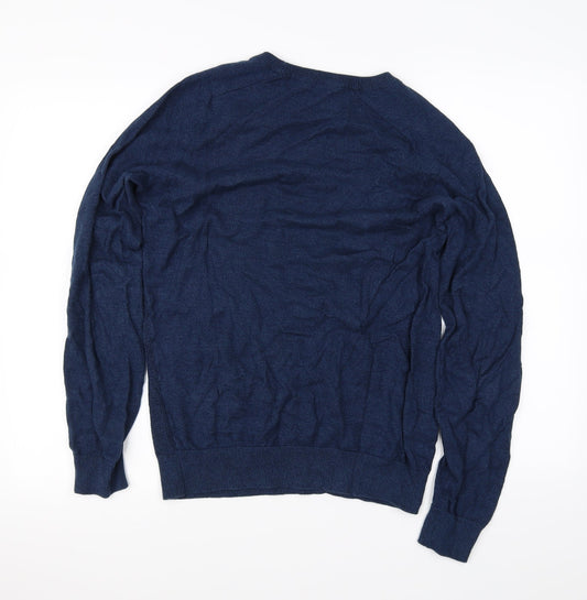 George Mens Blue Pullover Jumper Size S