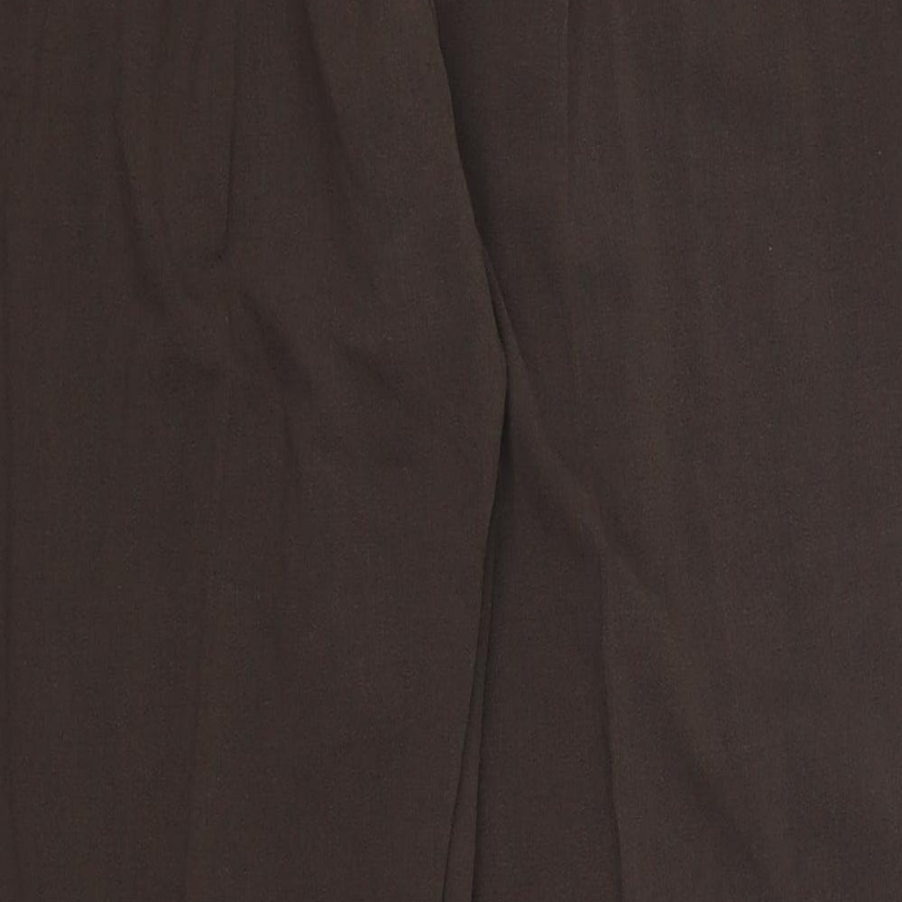Womens UK Size 34 in Special Collection Regular Fit Brown Trousers