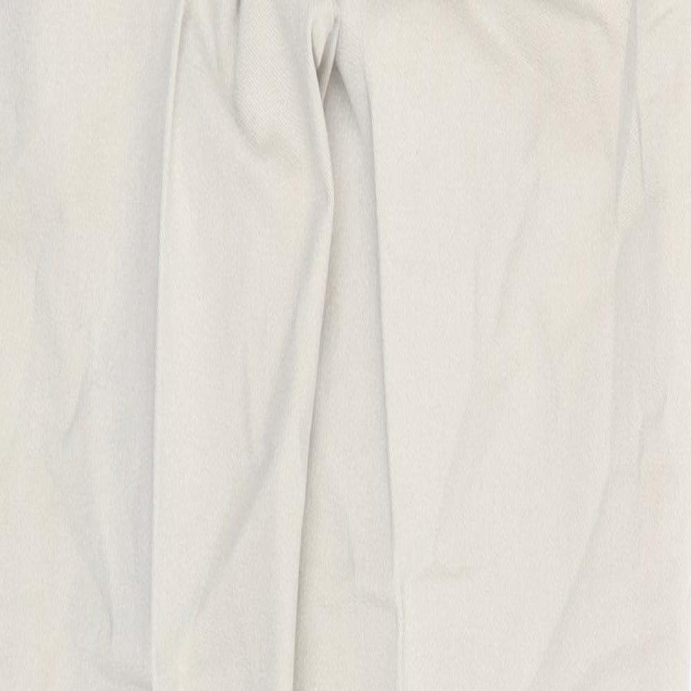 Womens UK Size 8 TALLY WEiJL Regular Fit Straight Beige Jeans