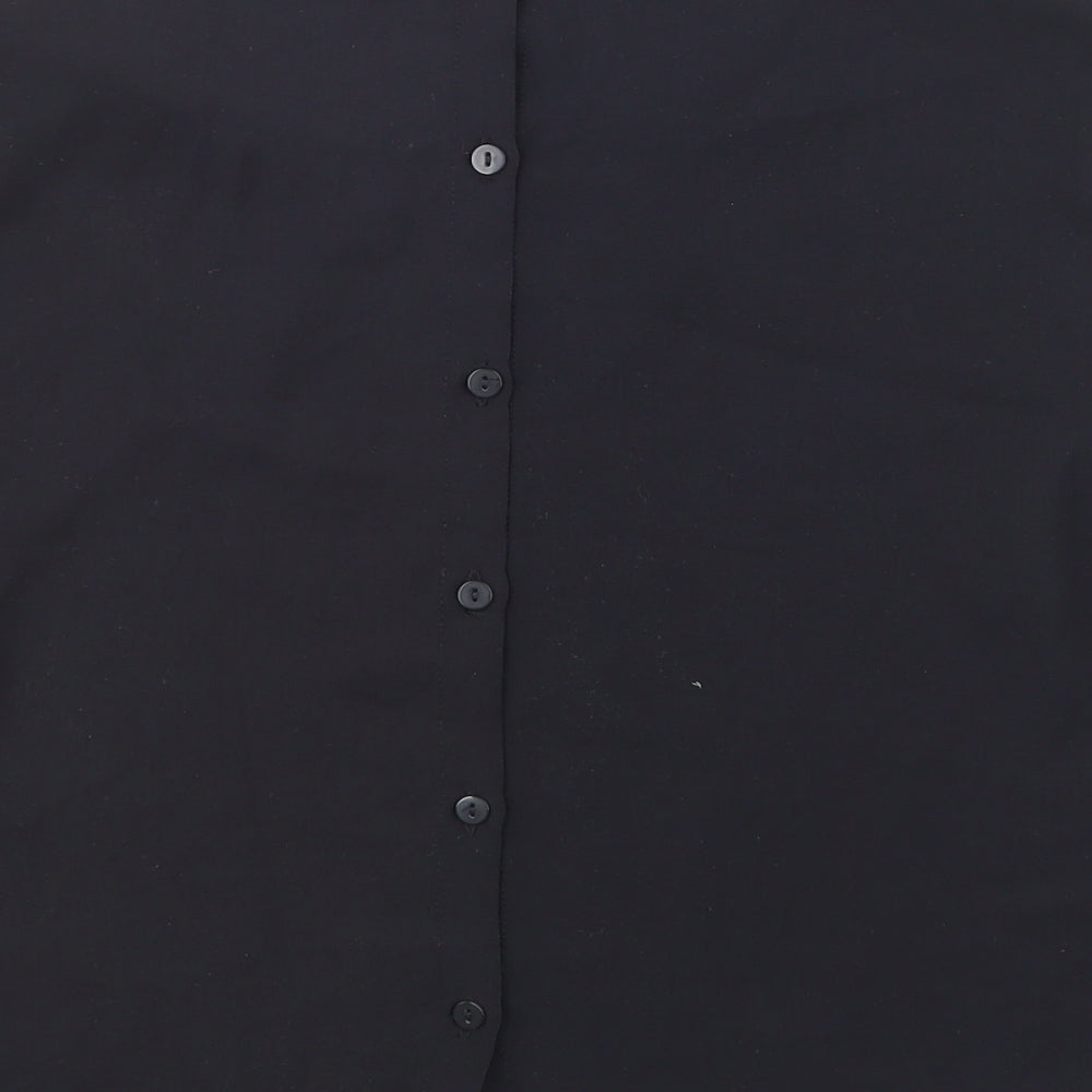 Womens UK Size 12 H&M Black Basic Blouse