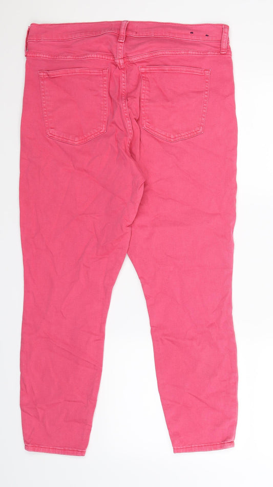 Gap Womens Pink Denim Jegging Jeans Size 32 in L26 in