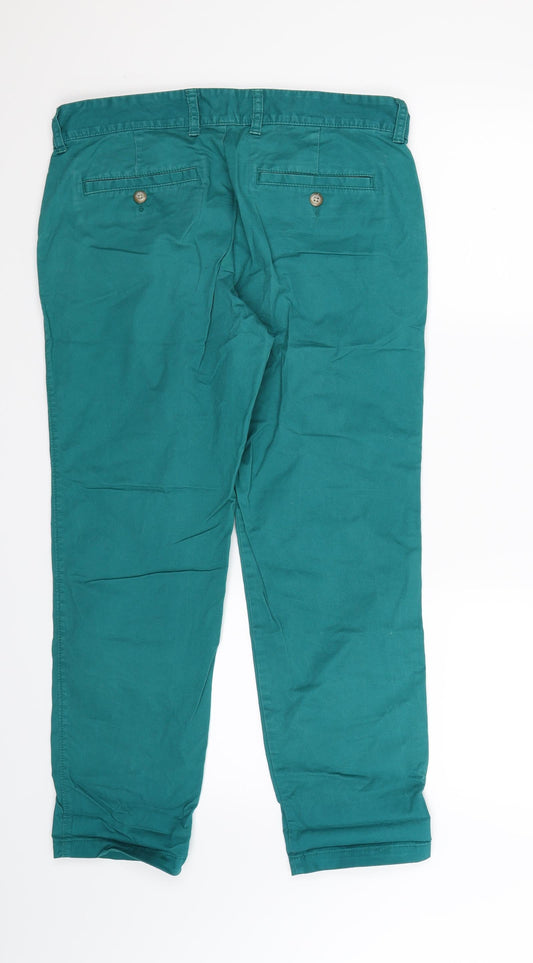 Gap Womens Green Chino Trousers Size 32 in L28 in