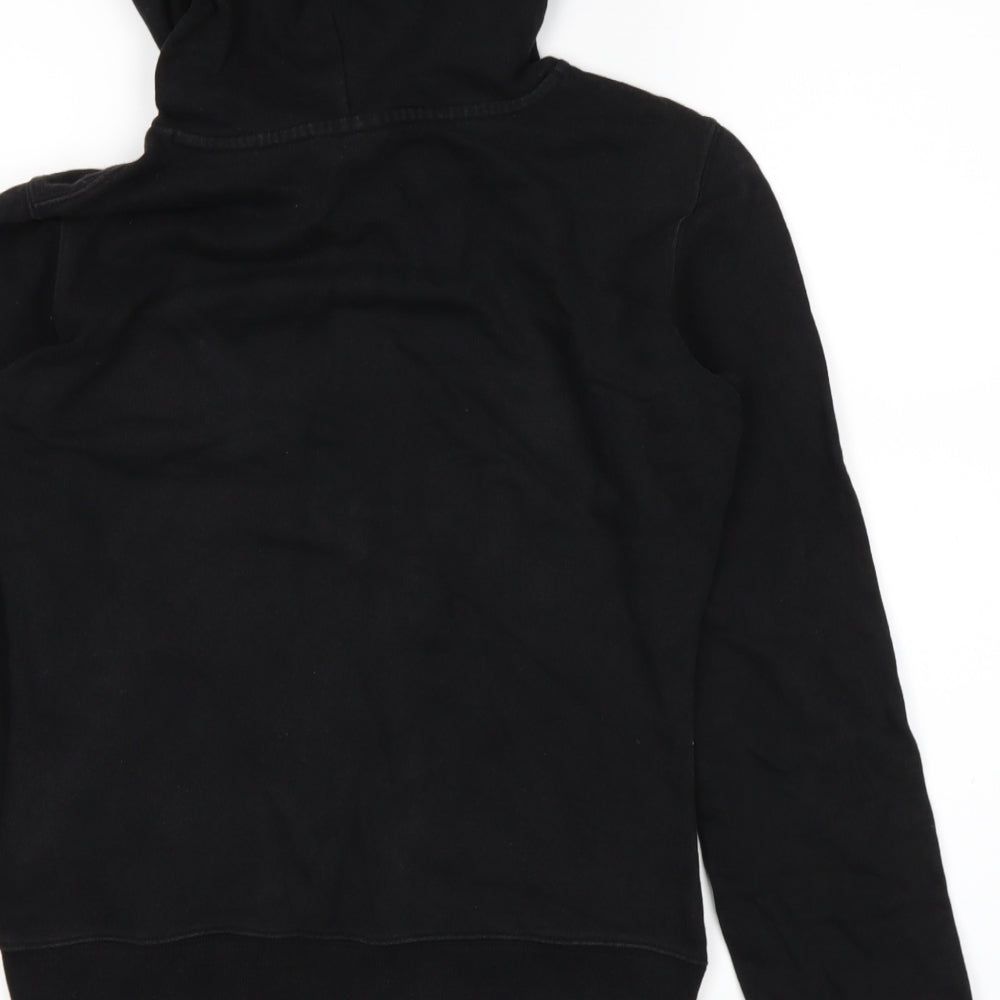 pepe Girls Black Full Zip Hoodie Size L