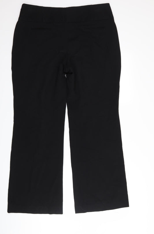 NEXT Womens Black Trousers Size 14 L30 in