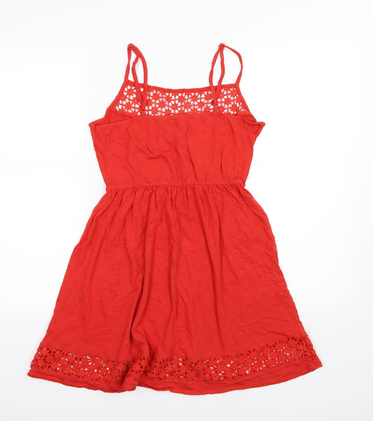 Womens UK Size 10 Atmosphere Red Basic Blouse