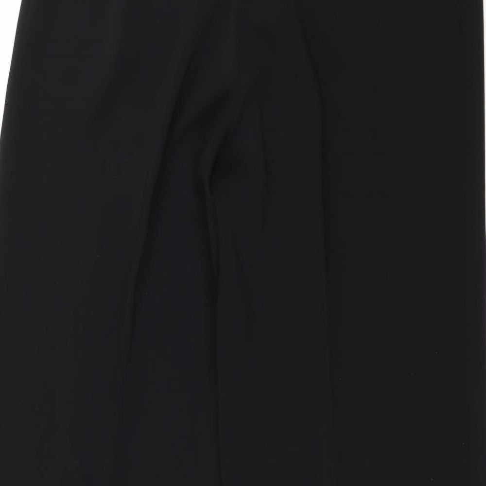 Womens UK Size 30 in Preworn Regular Fit Black Trousers