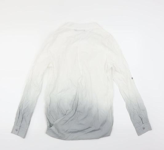 Missguided Womens Grey Basic Blouse Size 6