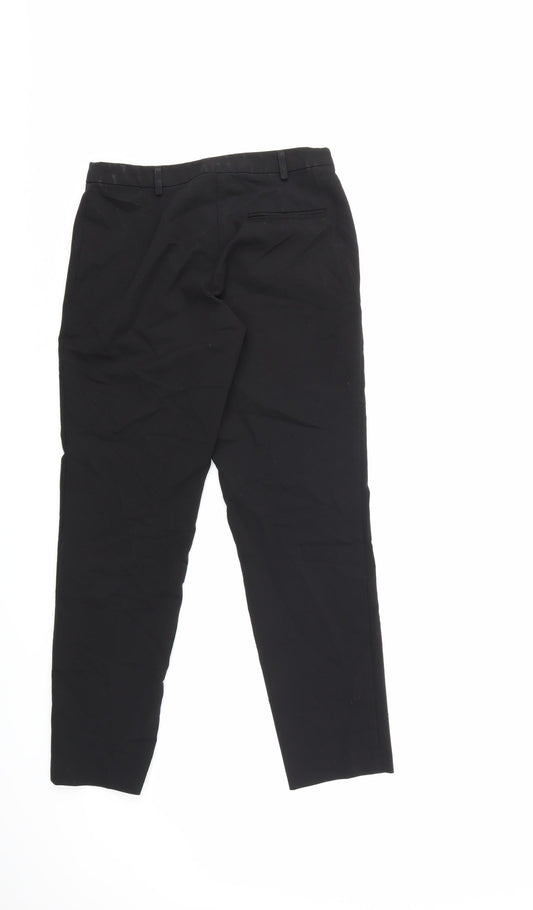 Topshop Womens Black Trousers Size 8 L26 in
