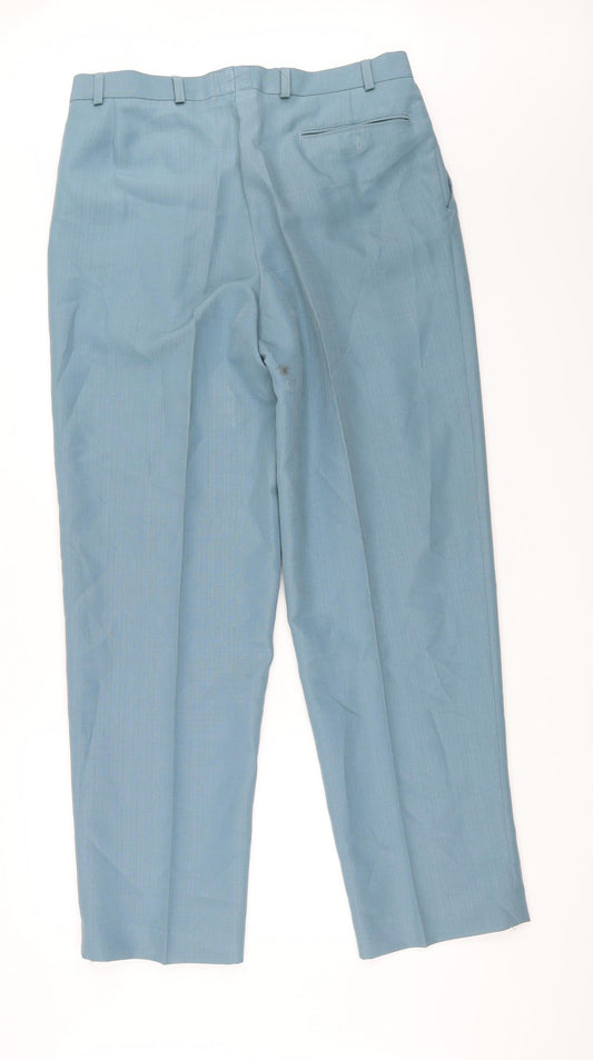 Preworn Mens Blue Trousers Size 36 in L33 in
