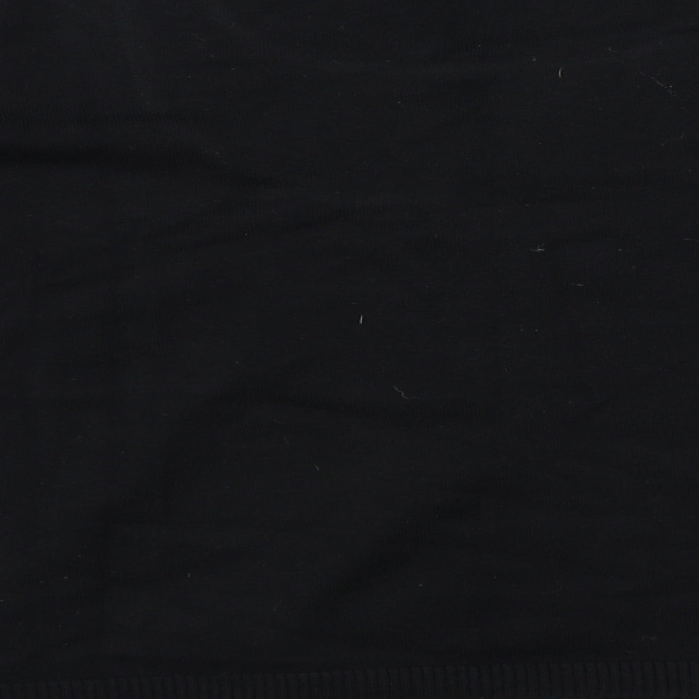 shine fashion Womens Black Pullover Jumper Size M