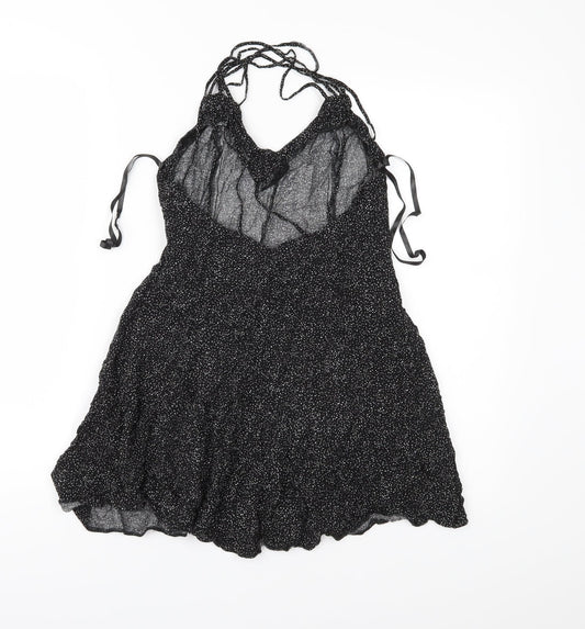 Womens UK Size 10 Atmosphere Black Basic Blouse