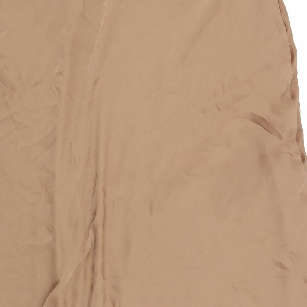 Marks and Spencer Womens Brown A-Line Skirt Size 24