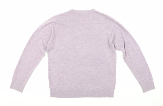 Marks and Spencer Mens Purple Pullover Jumper Size M