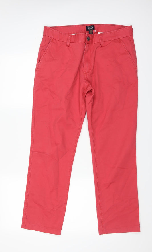 Additional front view of Gap women’s pink cargo trousers, size UK 32, 26.5-inch leg