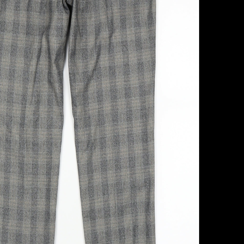 Womens UK Size 34 Marks and Spencer Extra-Slim Fit Grey Trousers
