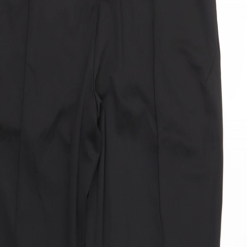 Womens UK Size M ASOS Regular Fit Jogger Black Trousers