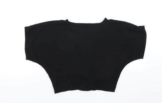 PRETTYLITTLETHING Womens Black Basic Blouse Size 8