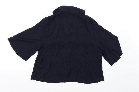 Primark Womens Black Basic Button-Up Size 12