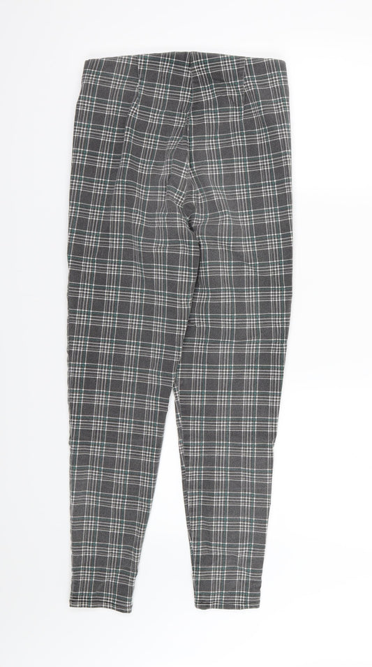 George Womens Grey Striped Denim Jegging Jeans Size 10 L27 in