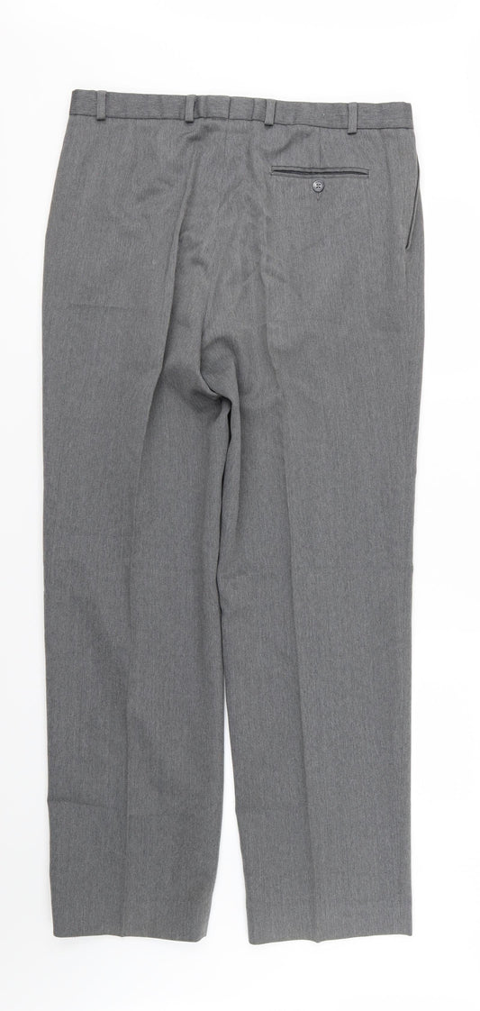 Womens UK Size 36 Marks and Spencer Regular Fit Grey Trousers