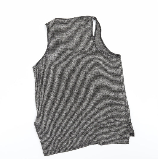 Womens UK Size 10 NEXT Grey Tunic T-Shirt