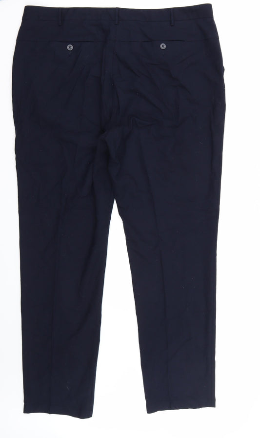 Autograph Mens Blue Trousers L33 in