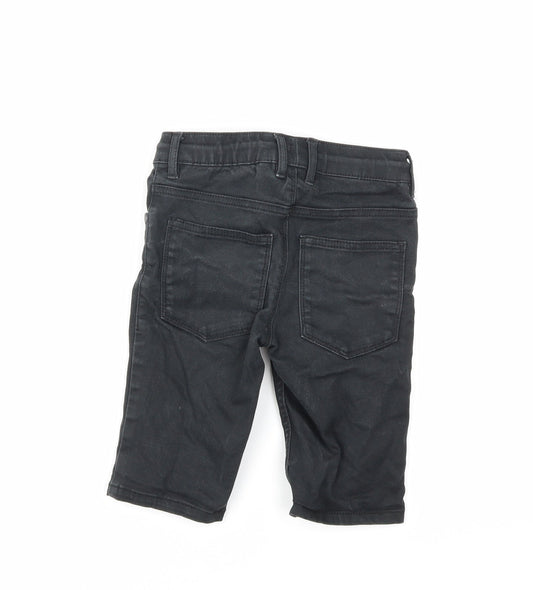 NEXT Boys Black Denim Cropped Jeans Size 7 Years