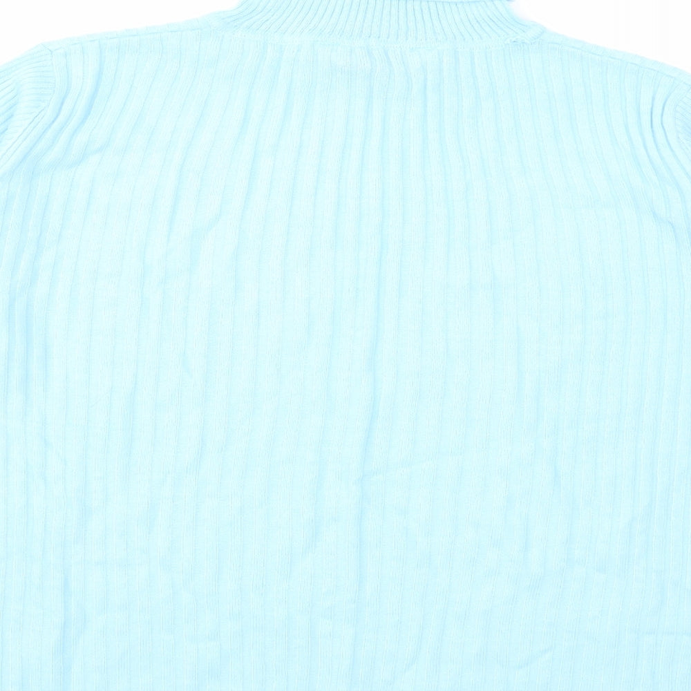 Dorothy Perkins Womens Blue Knit Pullover Jumper Size 12