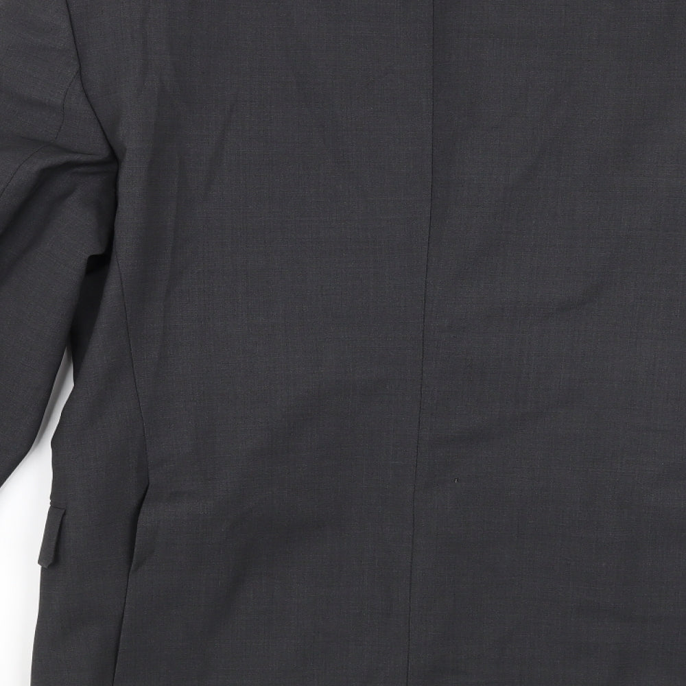 Mens UK Size M Zara Regular Grey Suit Jacket