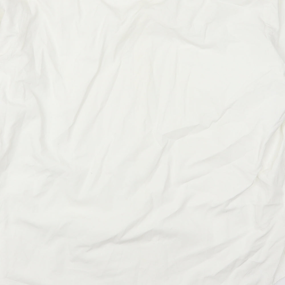 Walters Mens White Dress Shirt Size L