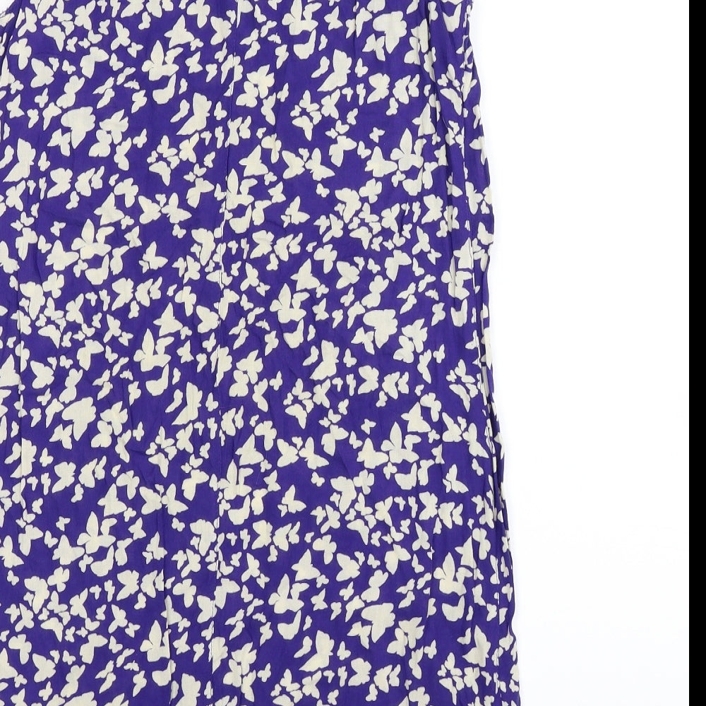 F&F Womens Purple Rayon Bodycon Size 8