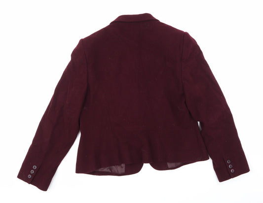 Alex & Co Womens Purple Jacket Size 16