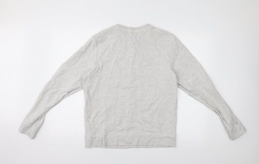 Topman Mens Grey Pullover Jumper Size L