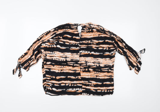 Primark Womens Black Basic Blouse Size 14