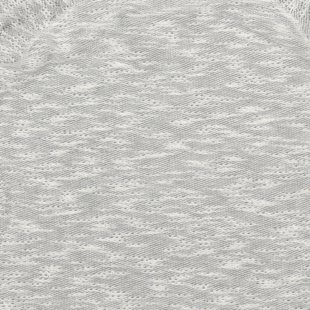 Brand and care label for Matalan women’s grey jumper, size UK 8