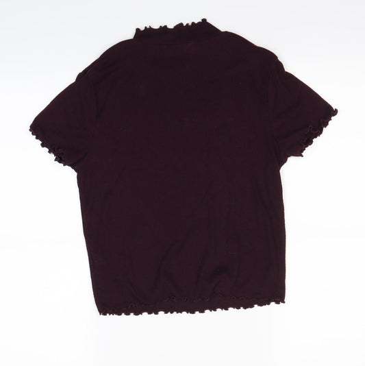 Primark Womens Purple Basic T-Shirt Size 10