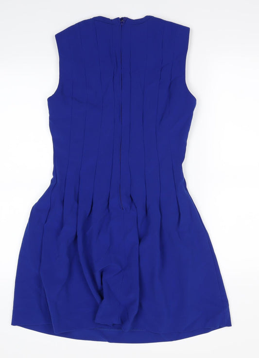 H&M Womens Blue Fit & Flare Size 8