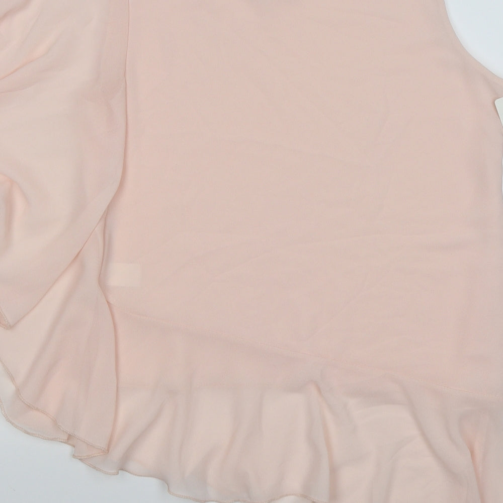 Womens UK Size M Fashion Pink Tunic T-Shirt