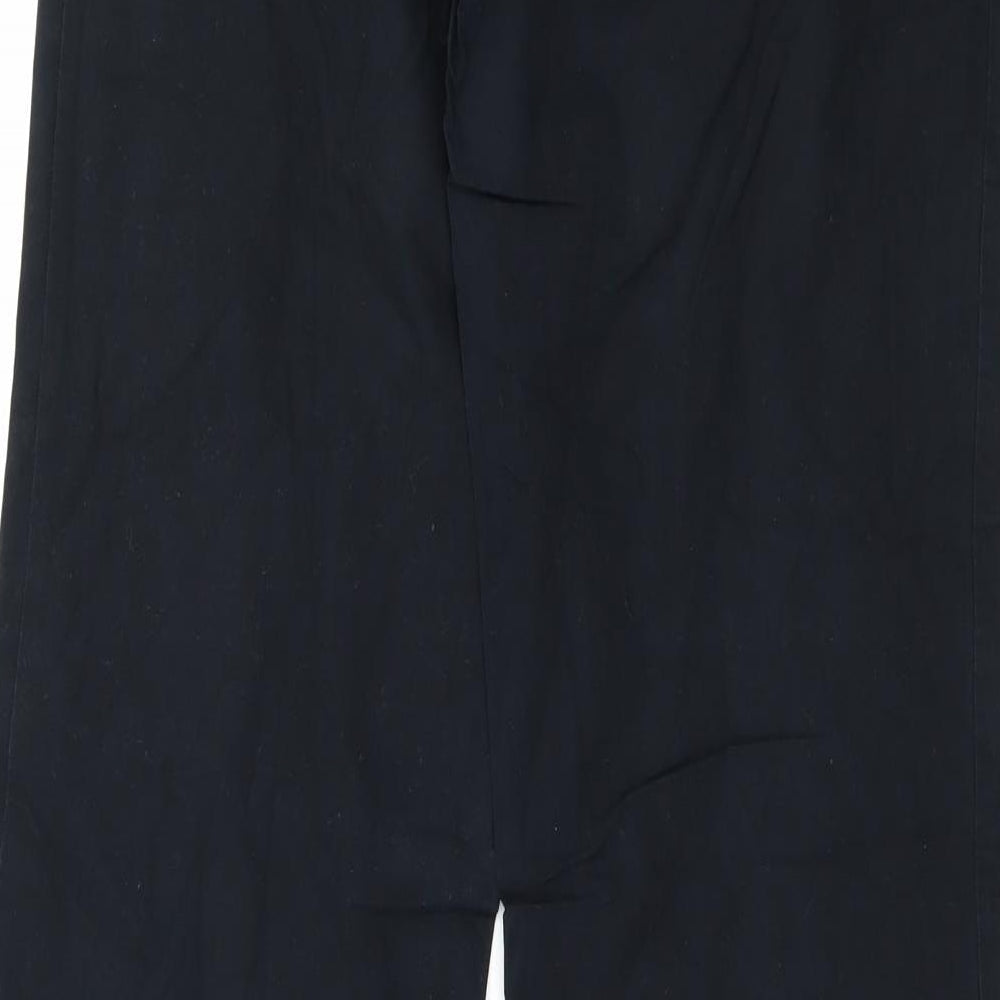 George Womens Black Trousers Size 12 L30 in
