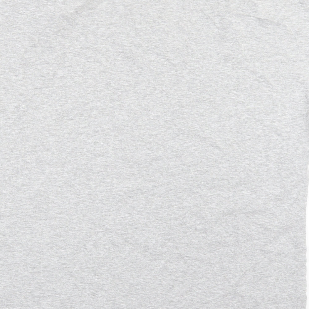 Womens UK Size S Bella + Canvas Grey Basic T-Shirt
